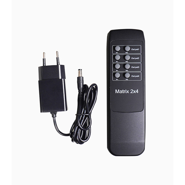 اسپلیتر 4 پورت HDMI کی نت مدل K-MAHD2024 بسته دو عددی