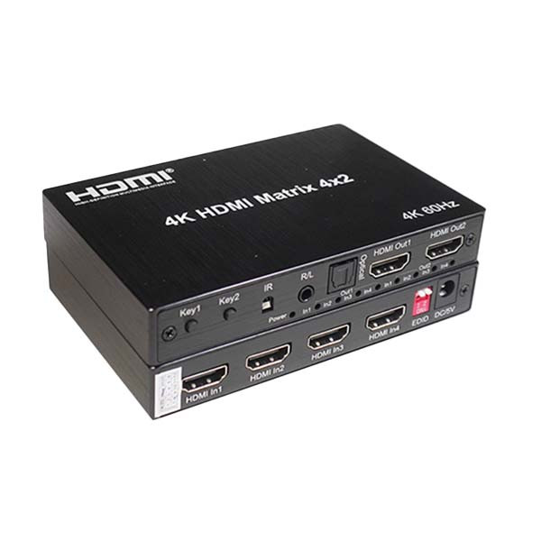 اسپلیتر HDMI دو پورت کی نت مدل K-MAHD2022 بسته دو عددی