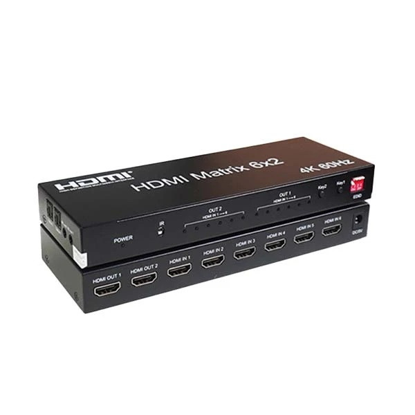 اسپلیتر 6 پورت HDMI کی نت مدل K-MAHD2062