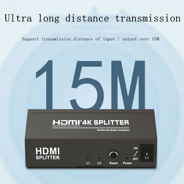 اسپلیتر 2 پورت HDMI مدل TC-Trust TC-SP-12U