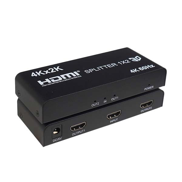 اسپلیتر HDMI دو پورت کِی نت مدل K-SPHD2002 بسته دو عددی