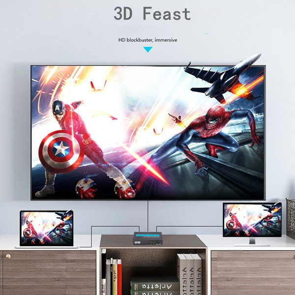 اسپلیتر 4 پورت HDMI مدل TC-Trust TC-SP-14U