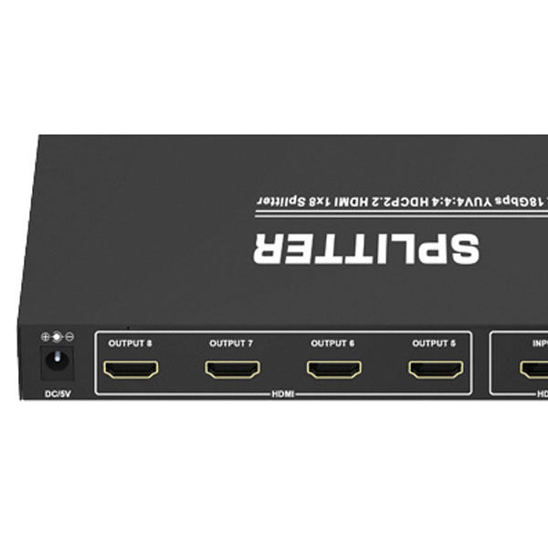 اسپلیتر 8 پورت HDMI تی سی تی مدل TC-SP-18U