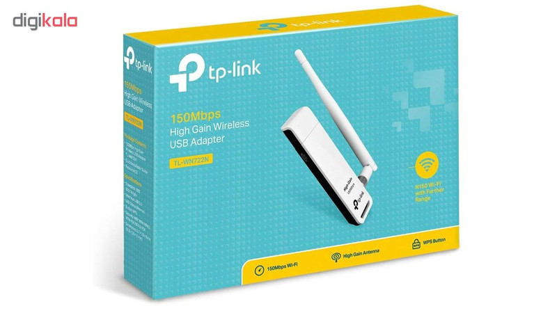 کارت شبکه بیسیم تی پی-لینک مدل TL-WN722N_V3.0