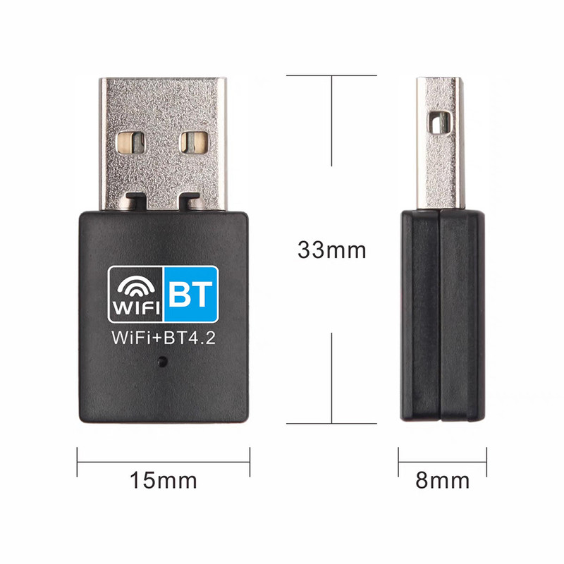 کارت شبکه بی سیم و بلوتوث مدل UW03BT 2 IN 1
