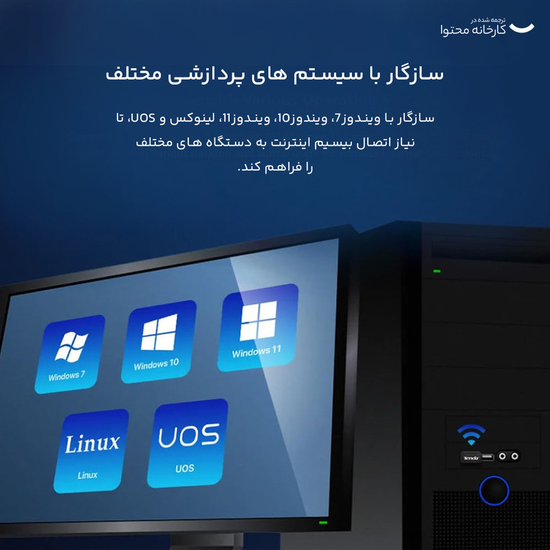 کارت شبکه USB تندا مدل W311MI X300 ( v6.0)
