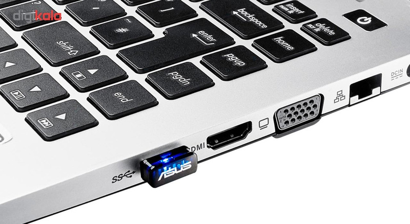 کارت شبکه بیسیم N150 ایسوس مدل USB-N10 Nano