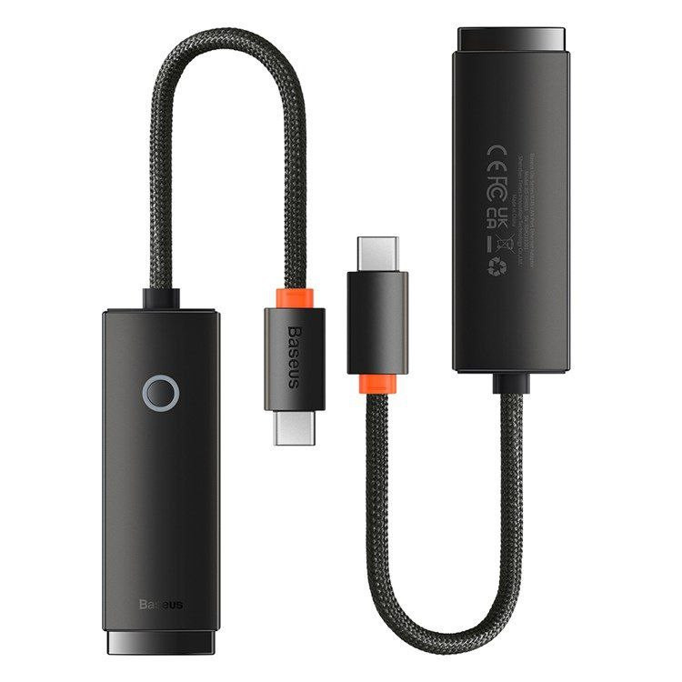مبدل USB-C به LAN باسئوس مدل 1000Mbps WKQX0003