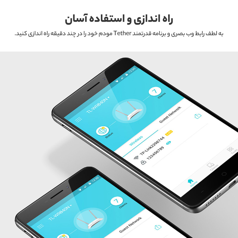 روتر بیسیم 300Mbps تی پی-لینک مدل TL-WR840N