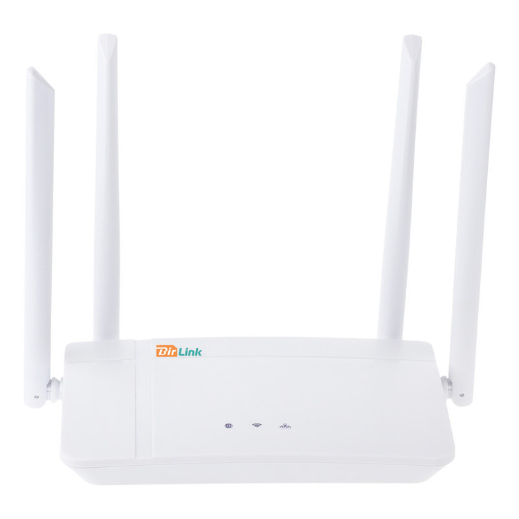 مودم روتر سیمکارتی بیسیم 4G LTE بیرلینک مدل WL422 با فناوری Wi-Fi 6، سرعت دانلود 150Mbps، پورت LAN و USB Type-C، 4 آنتن 5dBi، پشتیبانی از SMS و قفل باند