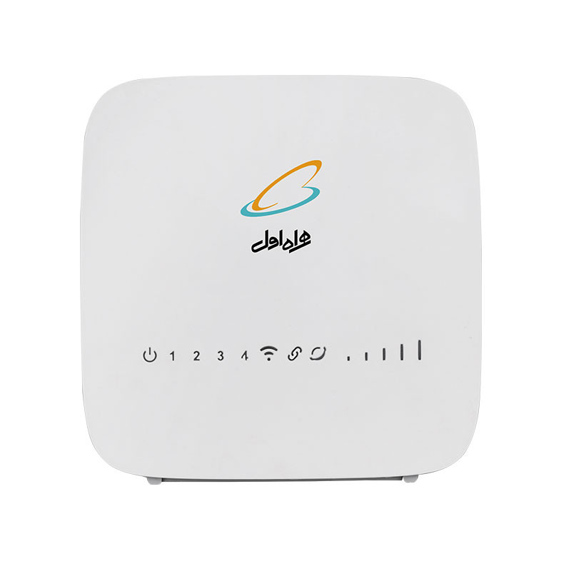 مودم روتر رومیزی همراه اول مدل HA4400 با پشتیبانی از شبکه LTE نسل 4، سرعت 150 مگابیت بر ثانیه، اتصال همزمان 32 کاربر و 4 درگاه LAN، بههمراه کارت فعالسازی سیمکارت اعتباری و 300 گیگابایت اینترنت هدیه