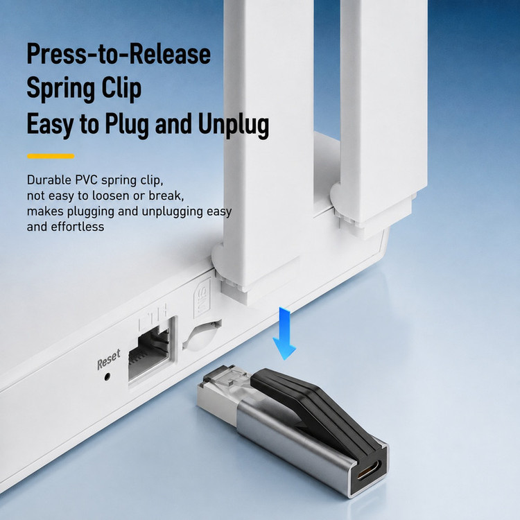 مبدل USB-C به LAN مدل RJ45A