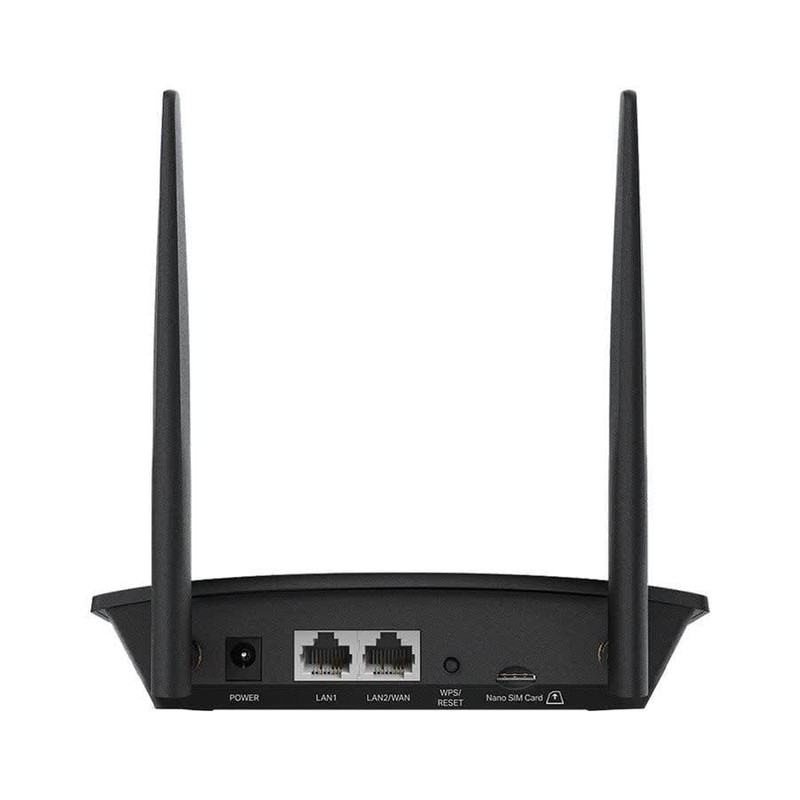 مودم روتر 4G تی پیلینک مدل TL-MR100 با پشتیبانی از شبکه 4.5G، قابلیت اتصال سیم کارت، آنتن خارجی، پورت LAN و WAN، مناسب استفاده خانگی و اداری و پشتیبانی همزمان تا 32 کاربر