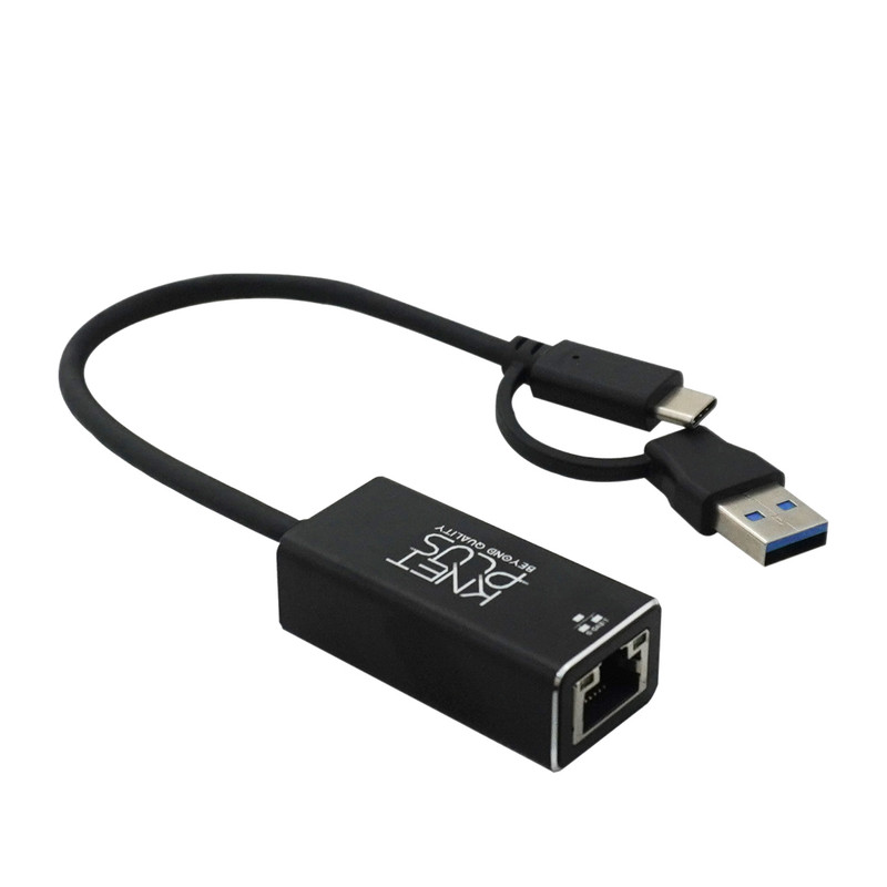مبدل USB-C به LAN کی نت پلاس مدل KP-LA01