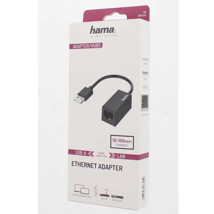 مبدل USB-A به اترنت هاما مدل 200324