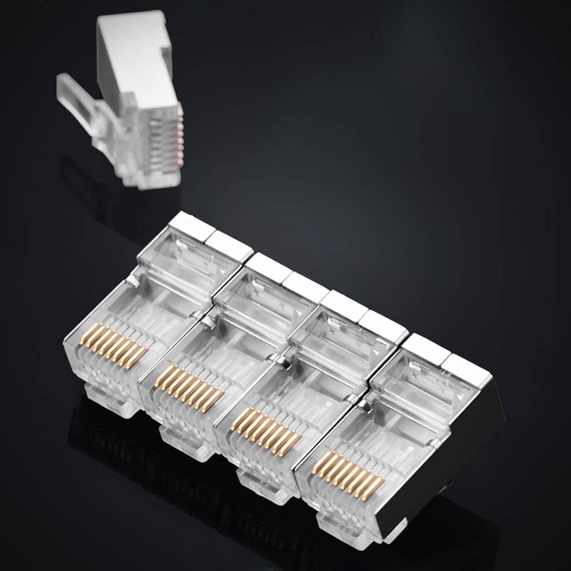 سوکت شبکه Cat6 یوگرین مدل NW111-50248 بسته 100 عددی