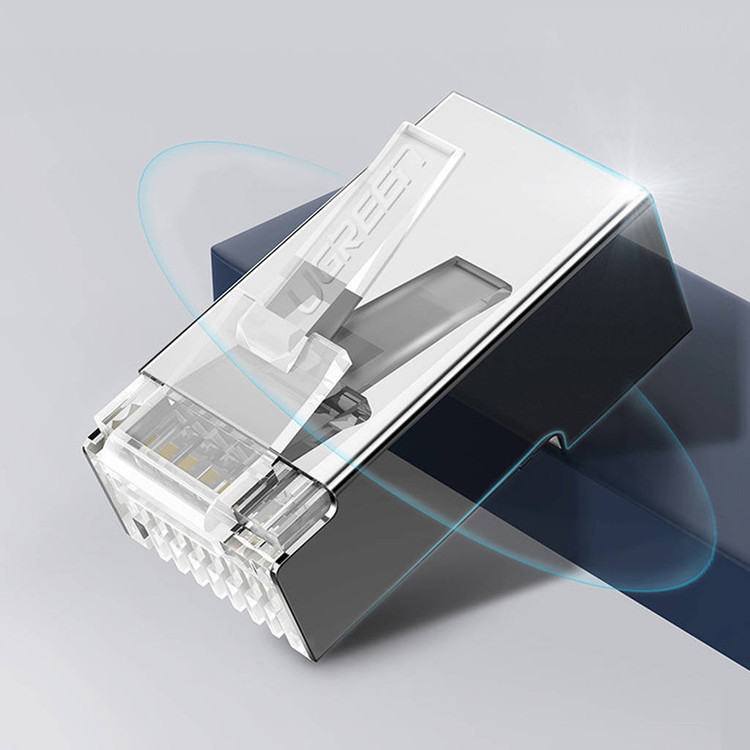سوکت شبکه Cat6 یوگرین مدل NW111-50248 بسته 100 عددی