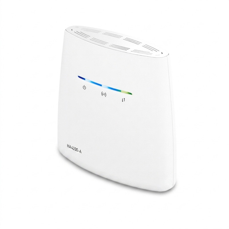 مودم رومیزی 4G همراه اول مدل HA4200 پشتیبانی LTE و Wi-Fi، اتصال هم‌زمان 32 کاربر، پورت LAN و WAN، قابلیت مدیریت از طریق پنل وب، همراه کارت هدیه فعال‌سازی سیم‌کارت اعتباری و 70 گیگابایت اینترنت هدیه یک‌ساله