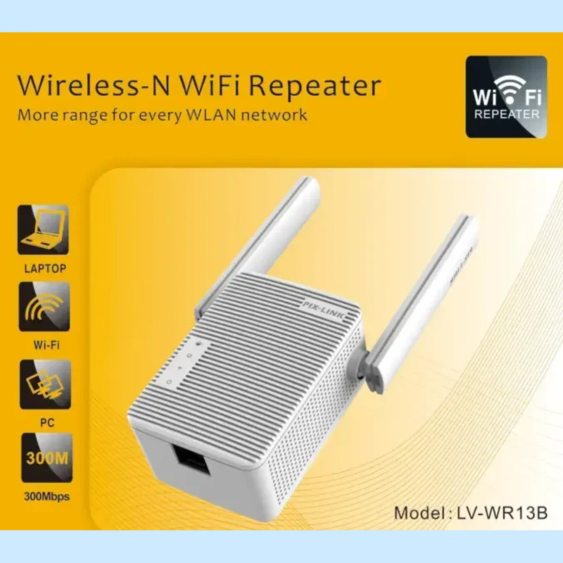 اکسس پوینت و گسترش دهنده محدوده بیسیم پیکس لینک مدل LV-WR13B