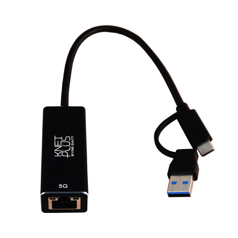 مبدل usb-C به ETERNET کی نت پلاس مدل KP-LA05