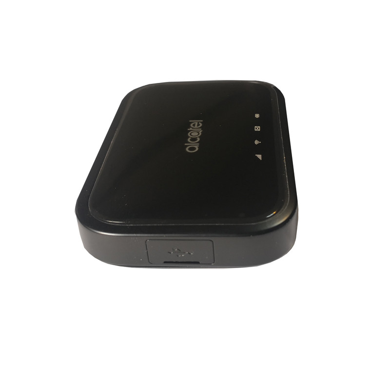 مودم 4.5G قابل حمل آلکاتل مدل LINKZONE MW12VK با باتری 4300 میلیآمپر، پشتیبانی از شبکههای 4.5G و 3G، سرعت دانلود تا 600Mbps، وای فای دو بانده 2.4GHz و 5GHz و اتصال همزمان 20 کاربر