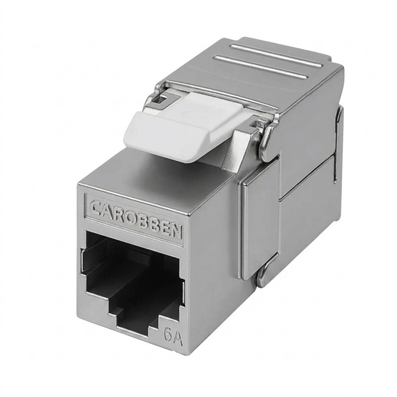 سوکت کیستون +6/CAT6A کروبن مدل CRBK6ASTL10