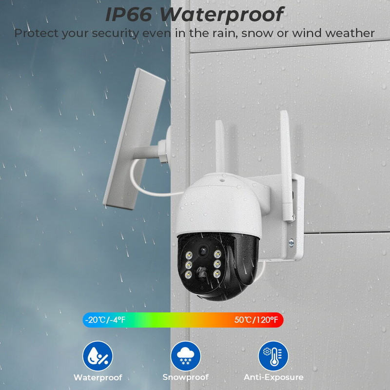دوربین مداربسته تحت شبکه مدل V380 Pro Solar