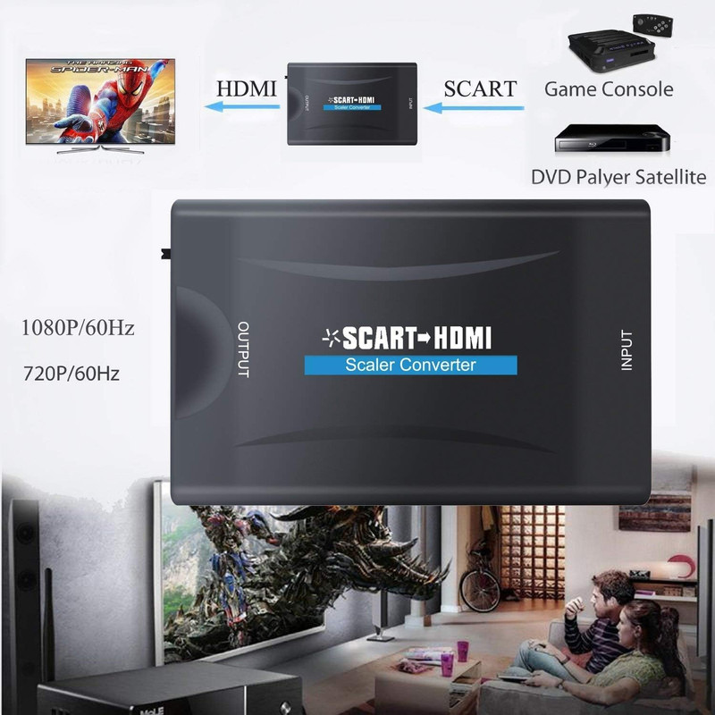 مبدل SCART به HDMI اسکالر کونورتر مدل B08P5VTCRN