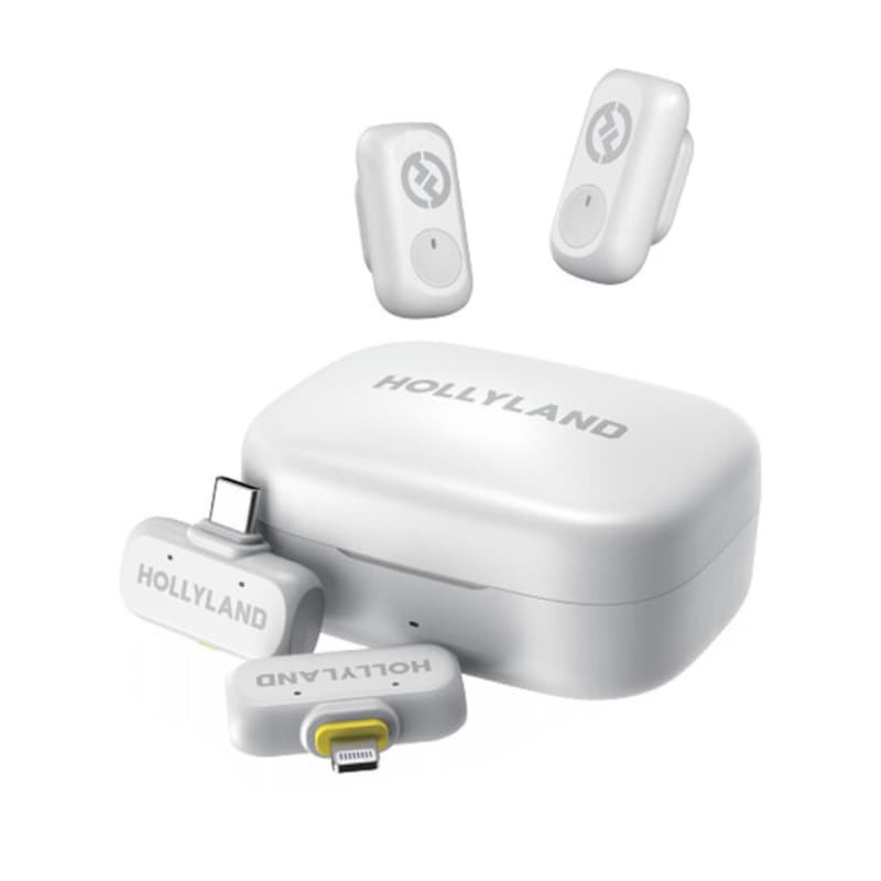 میکروفن یقه ای هالی لند مدل LARK A1 DUO با درگاه اتصال USB-C