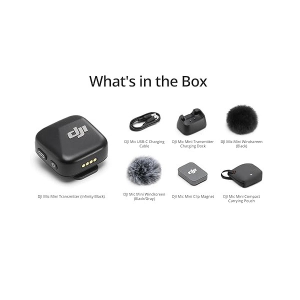 میکروفن بی سیم دی جی آی مدل MIC MINI با درگاه اتصال USB
