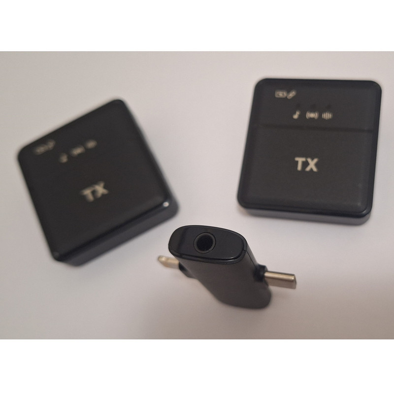 میکروفن یقه ای بی سیم مدل SX31-dual با درگاه تایپ سی و لایتنینگ