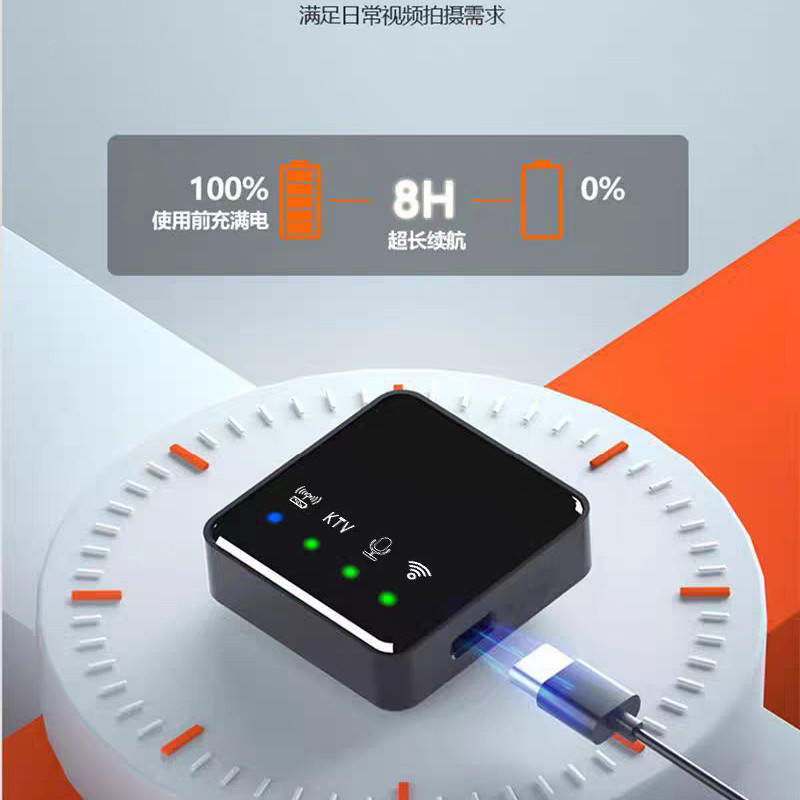 میکروفون یقه ای مدل KS11 PRO با درگاه اتصال تایپ سی مجموعه 4 عددی