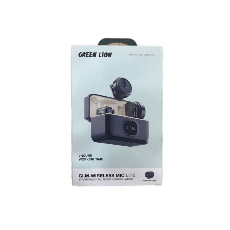 میکروفون بی سیم گرین لاین مدل glm lite new pack با درگاه اتصال تایپ c و لایتنینگ