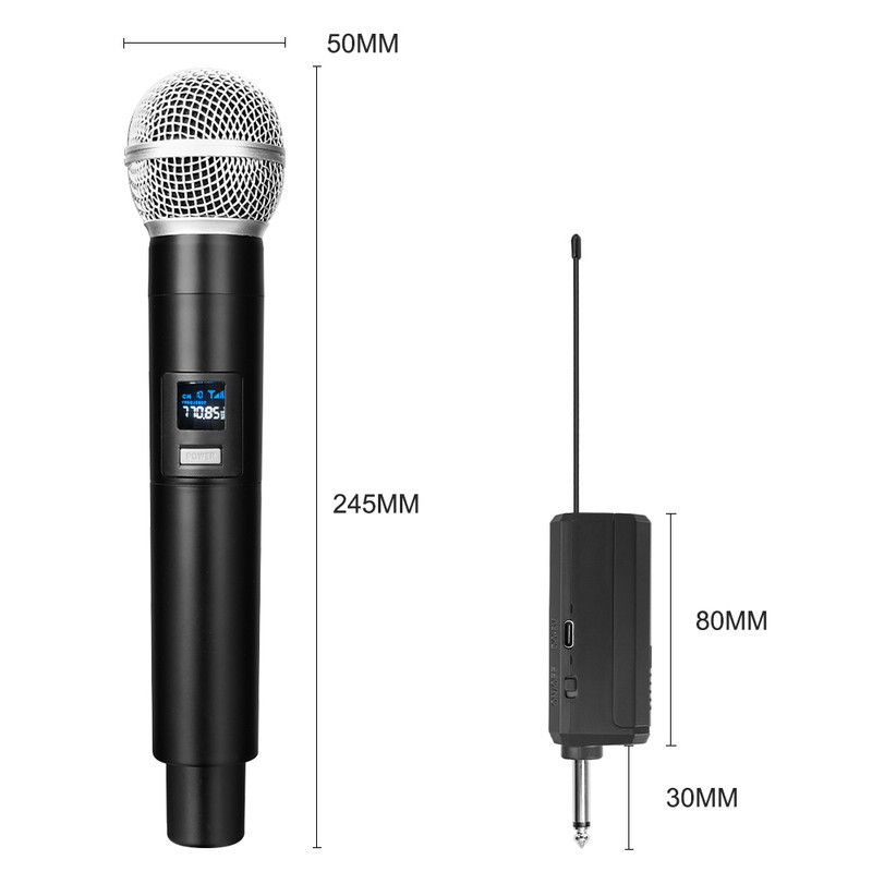 میکروفن بی سیم مدل PV JM-122 بسته 2 عددی