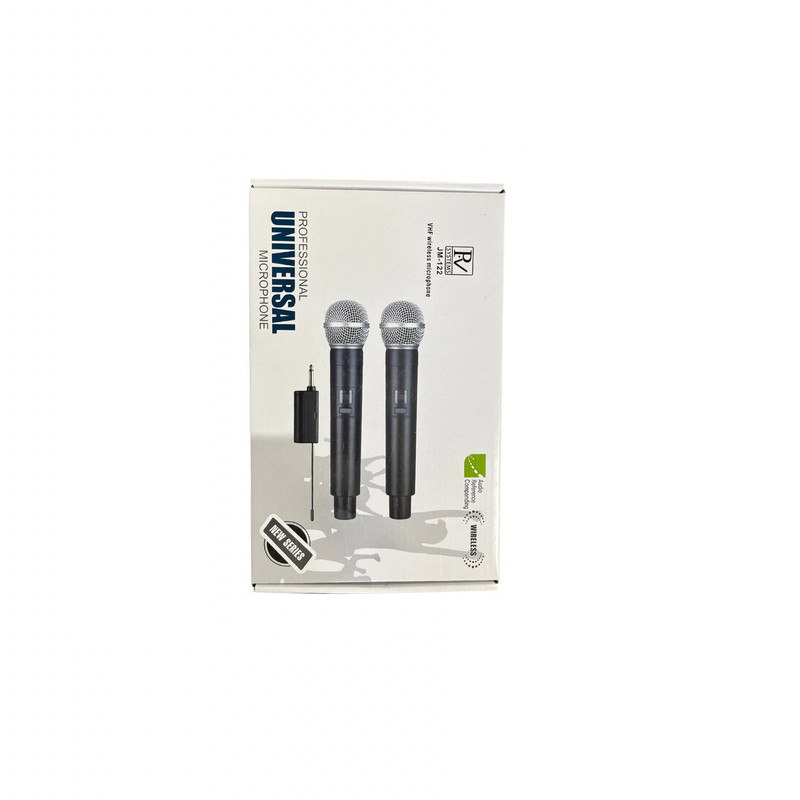 میکروفن بی سیم مدل PV JM-122 بسته 2 عددی