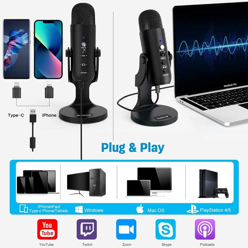 میکروفن رومیزی زل ساند مدل K66