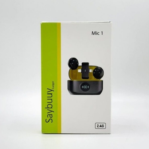 میکروفون حرفهای بیسیم سی بای مدل Mic1، مناسب ضبط دو نفره با درگاه USB Type C