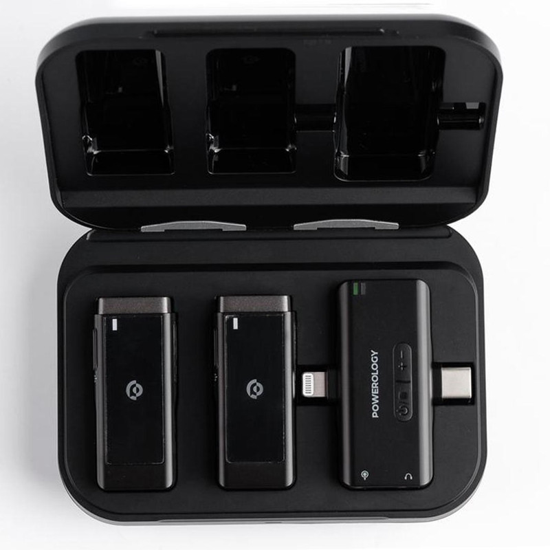 ست میکروفن بی سیم پاورولوجی مدل Lavalier -Duo -PWmic2