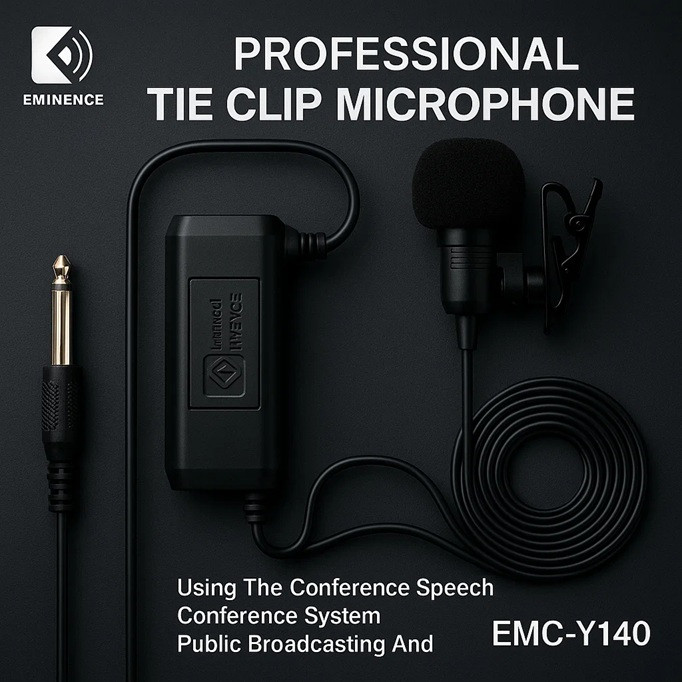 میکروفن یقه ای امیننس مدل Eminence EMC-Y140 با درگاه اتصال جک 6.3 میلی متری