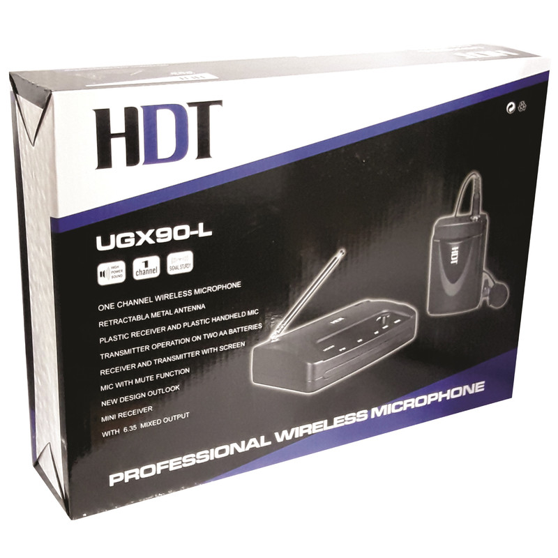 میکروفن بی سیم یقه ای اچ دی تی مدل UGX90