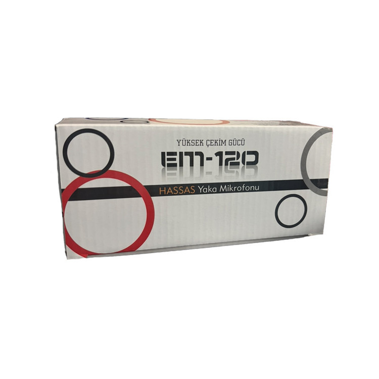 میکروفن یقه ای مدل EM-120 با درگاه اتصال جک 6.5 میلیمتری