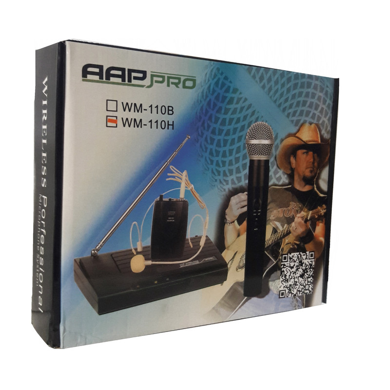 ست میکروفن بی سیم مدل AAPPRO VM-110H