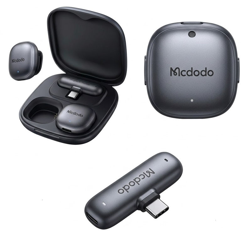 میکروفن یقه ای مک دودو مدل 545-Studio Grade با درگاه اتصال USB-C/لایتنینگ