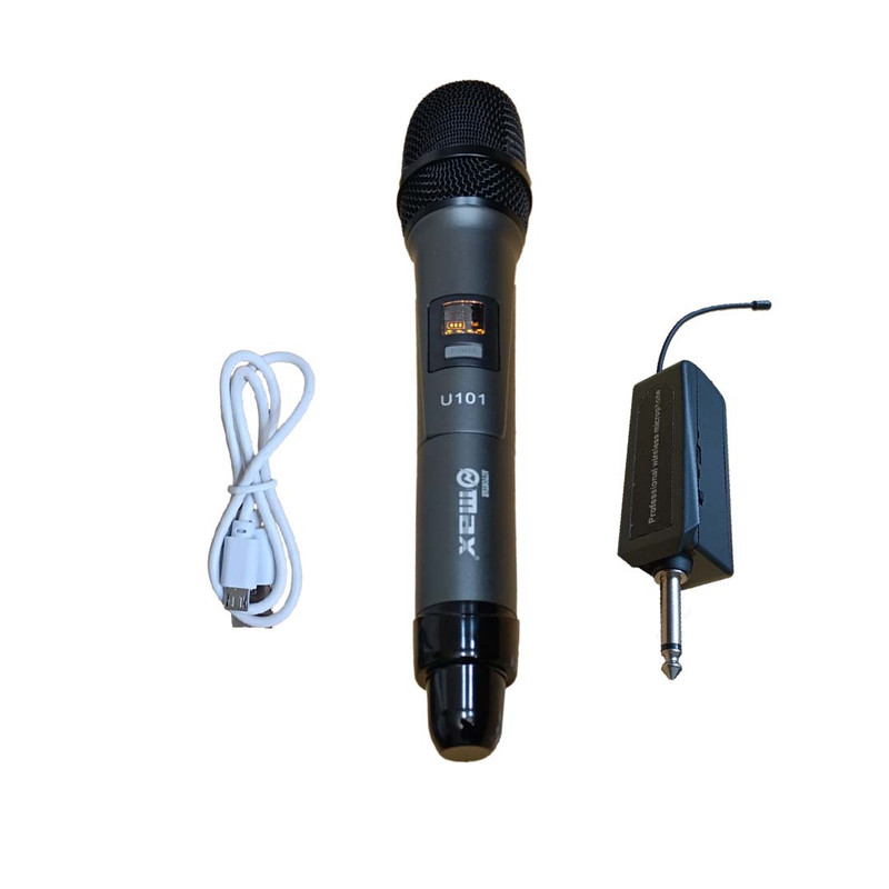 میکروفون بی سیم مکس مدل u101 fh با درگاه اتصال TS