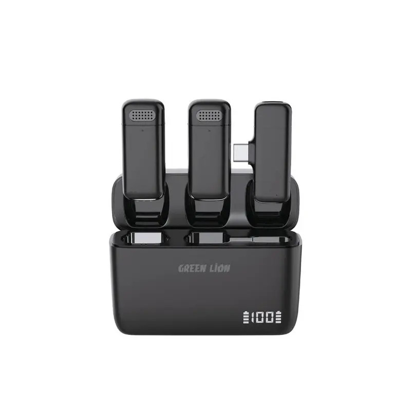 ست میکروفن بی سیم گرین لاین مدل Duo cast Type-C