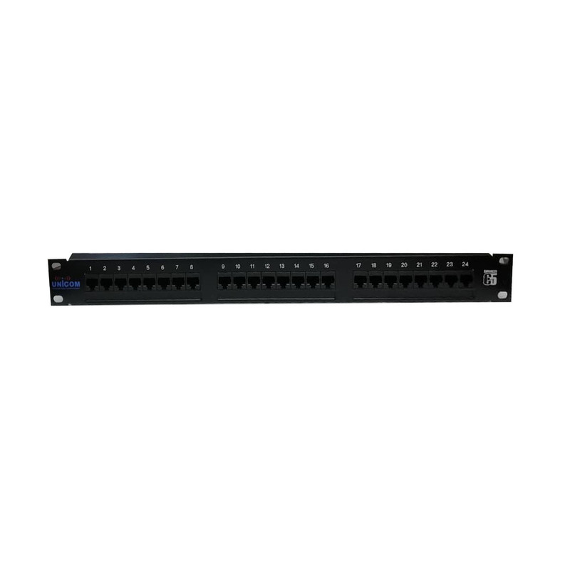 پچ پنل 24 پورت یونیکام مدل UC-PNL5E-24