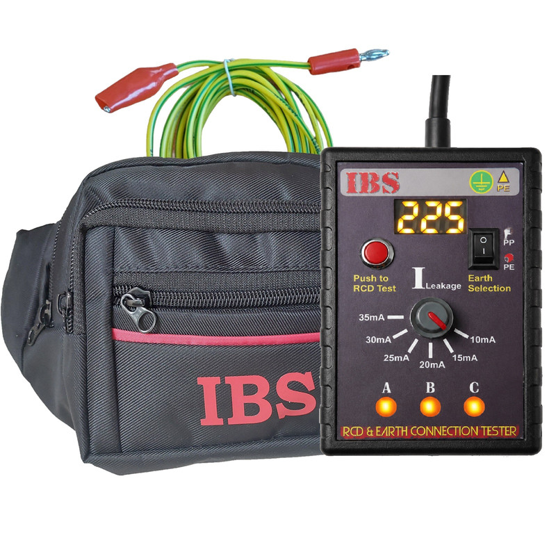 تستر ارت پریز و کلید جریان نشتی آی بی اس مدل IBSV2