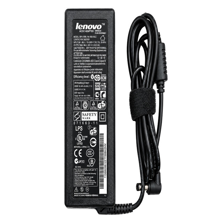 آداپتور برق 24 ولت 3 آمپر لنوو مدل PA-1650-56LC مناسب برای دستگاه هایی با ولتاژ 24 و آمپر 3 یا کمتر