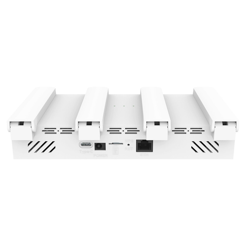 مودم روتر 4G خانگی و اداری نزتک مدل 77UX100 با اتصال سیم کارت، پشتیبانی تا 10 کاربر، آنتن خارجی، رابط RJ-45 LAN و USB Type-C، قابل استفاده با پاوربانک و آداپتور برق