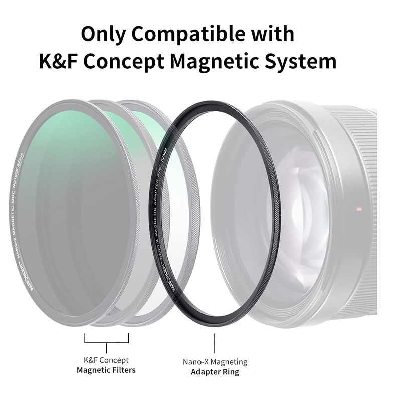 آداپتور لنز کی اند اف مدل ADAPTER RING MAGNET - 82 MM